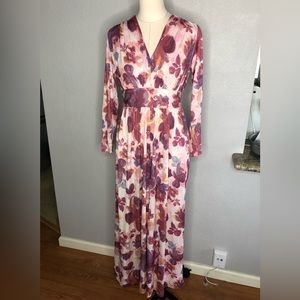 Vintage Joy Stevens California wide leg floral jumpsuit